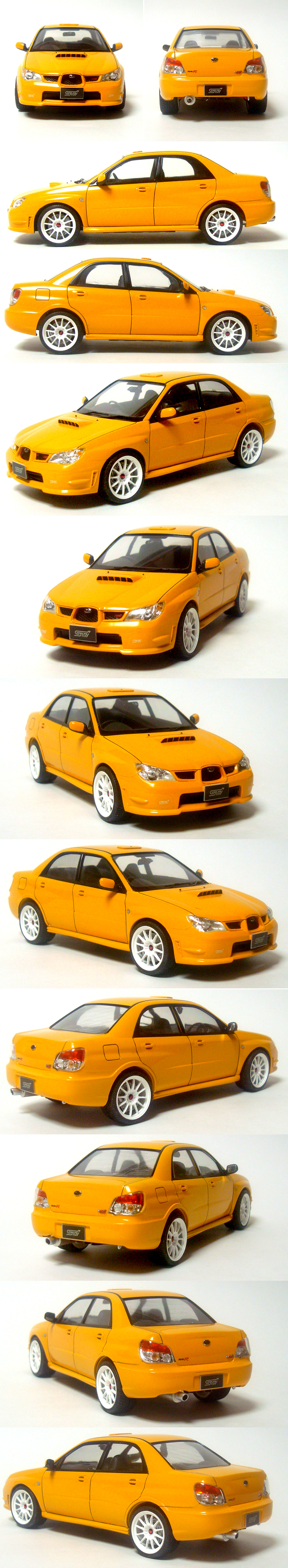 フジミ 1/24 スバル インプレッサ WRX STI タイプ RA-R アストラルイエロー